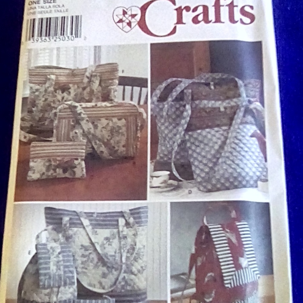 Simplicity 9679 Totes Cosmetic Bags Backpack